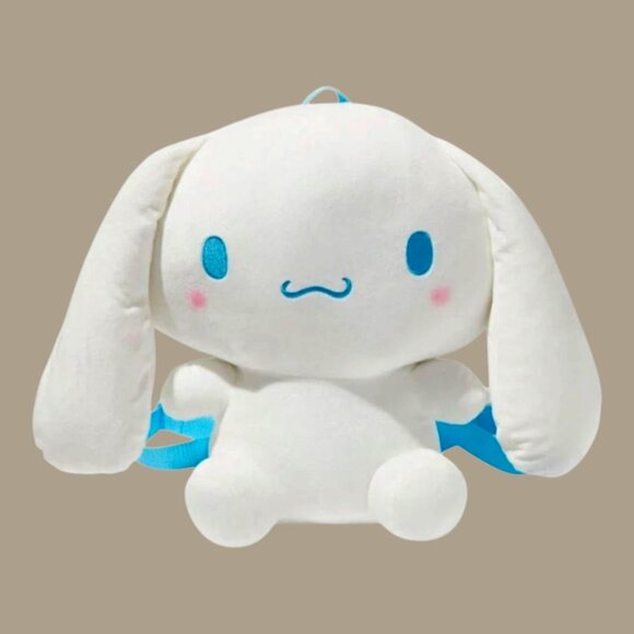 NWT Sanrio Cinnamoroll Plush Backpack - 14 Inch - White - Limited Edition - Picture 1 of 12